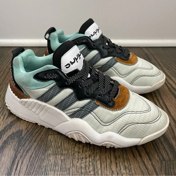 adidas x Alexander Wang Turnout Trainer Clear Mint Core Black Sneakers size 6 - Picture 1 of 13